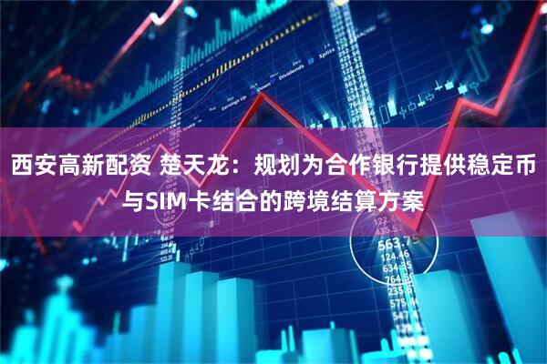 西安高新配资 楚天龙:规划为合作银行提供稳定币与SIM卡结合的跨境结算方案